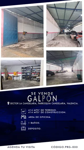 Galpón en La candelaria, Valencia