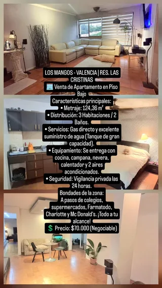 Apartamento en LOS MANGOS - VALENCIA | RES. LAS CRISTINAS