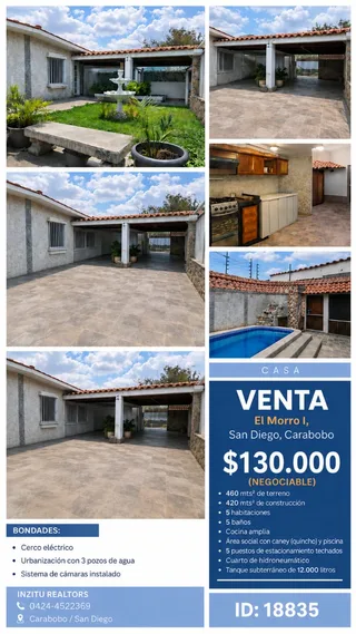 Casa en El Morro I, San Diego, Carabobo