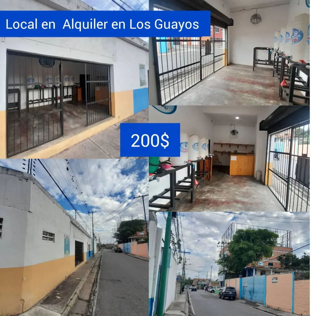 Local en Alquiler en Casco los Guayos, Calle Paez C/C Bruzual Nro. 14 33m² — USD 200