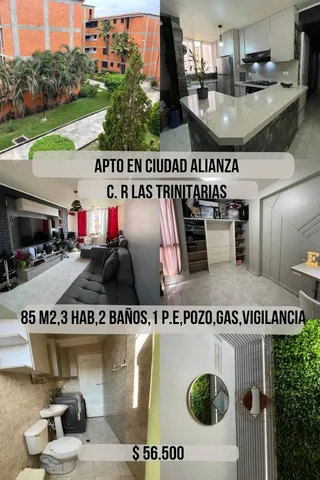 Apartamento en ciudad alianza guacara