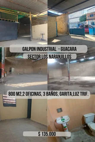 Galpón en Los Naranjillos Guacara