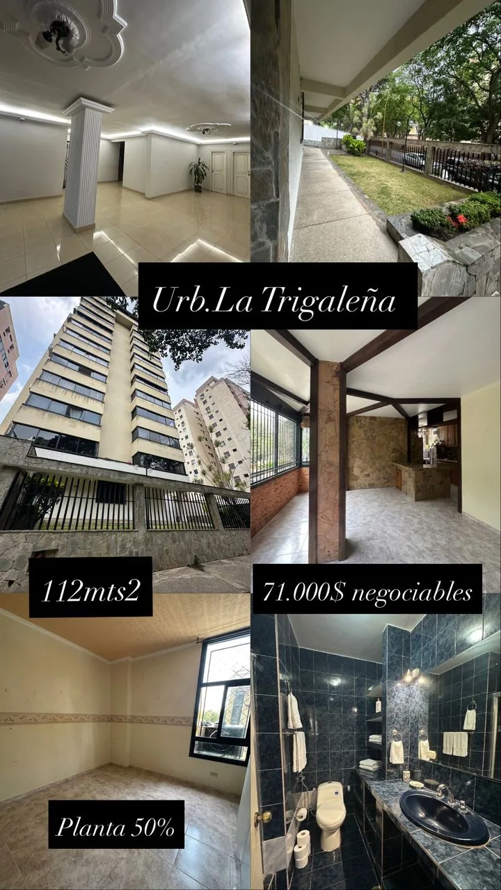 Apartamento en Venta en La Trigaleña Baja — 4 hab 112m² — USD 68,000
