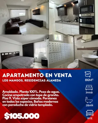 Apartamento en Los Mangos, Residencias Alameda