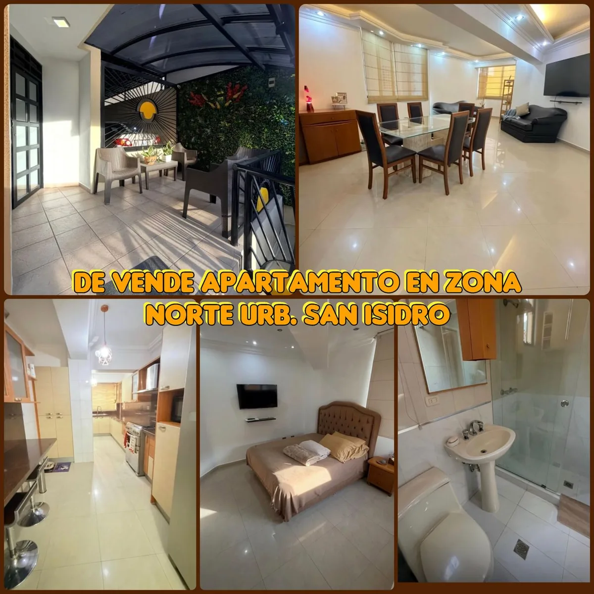 Apartamento en Venta en Urbanizacion San Isidro — 3 hab 140m² — USD 135,000