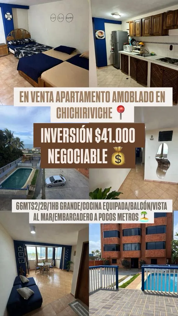 Apartamento en Venta en Chichiriviche — 1 hab 66m² — USD 41,000