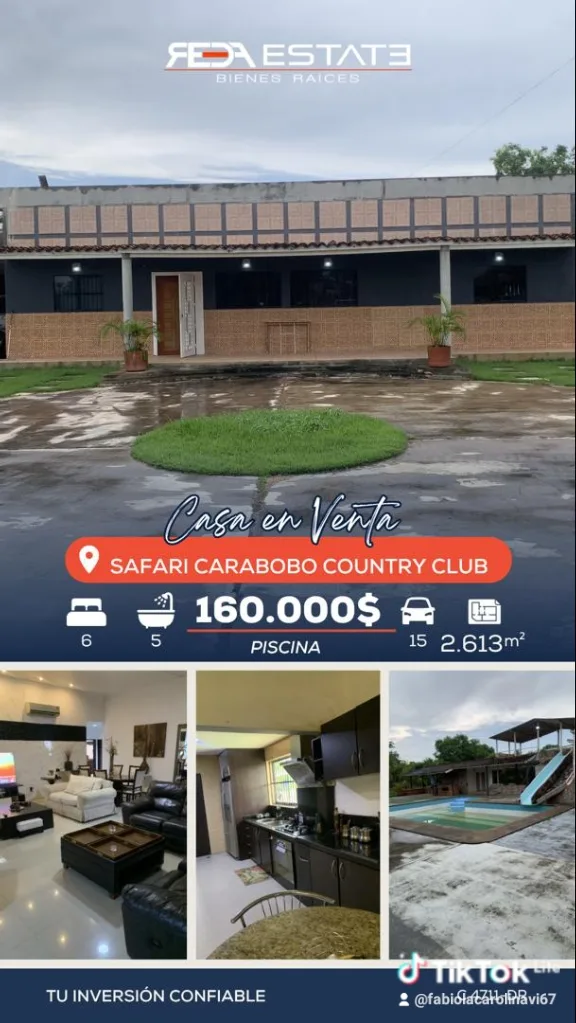 Casa en Venta en Urb. Safari Elefante — 6 hab 2612m² — USD 160,000
