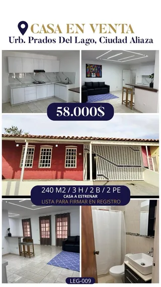 Casa en Urb. Prados Del Lago, Ciudad Aliaza