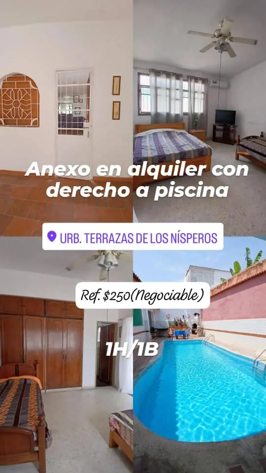 Apartamento en Alquiler en Terraza de los Nisperos — 1 hab 70m² — USD 250