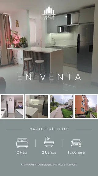 Apartamento en Residencias Valle Topacio, San Diego – Carabobo