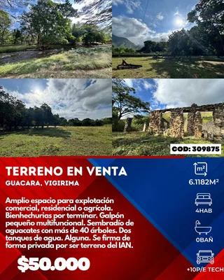 Terreno en Guacara - Sector Vigirima