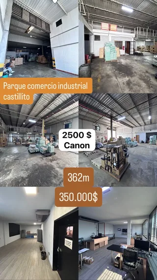 Galpón en Parque comercial industrial castillito