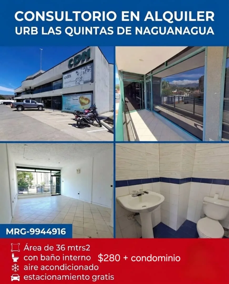 Local en Alquiler en Urb. Las Quintas de Naguanagua 36m² — USD 280