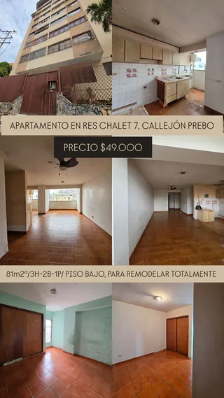 Apartamento en Callejón Prebo Resd. Chalet 7
