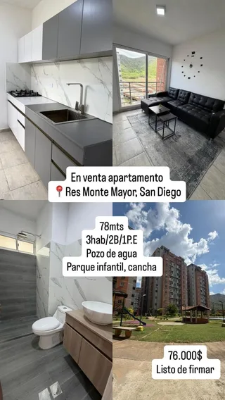 Apartamento en San Diego-Res Monte Mayor
