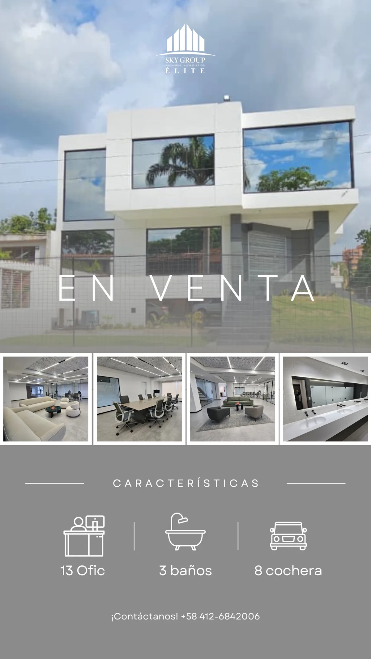 Oficina en Venta en Urb. Trigal Sur, Valencia – Carabobo — 13 hab 840m² — USD 1,500,000