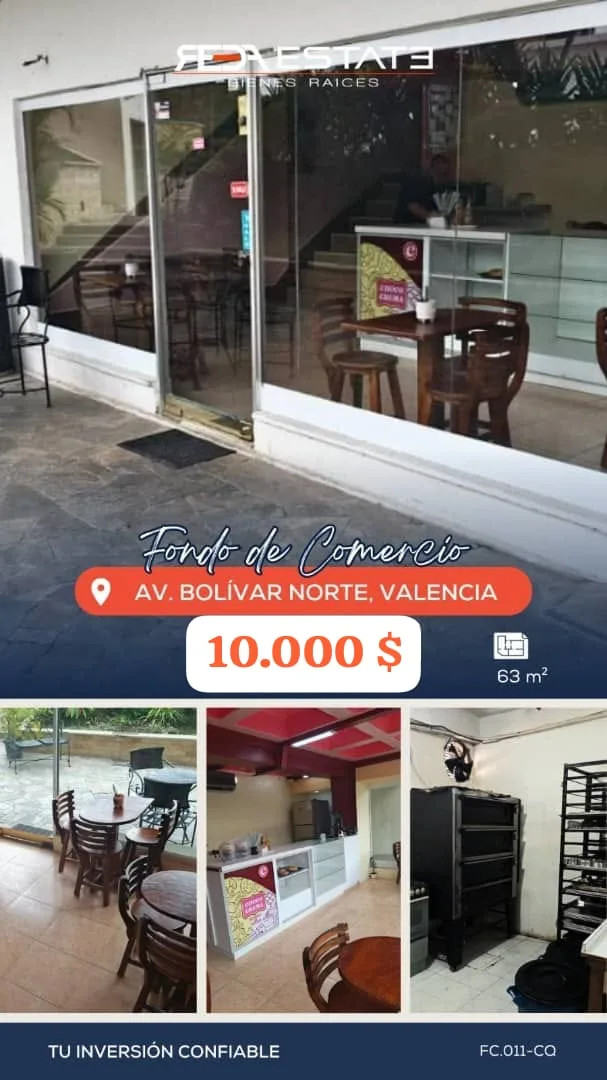 Local en Alquiler en Av. Bolívar Norte 63m² — USD 10,000
