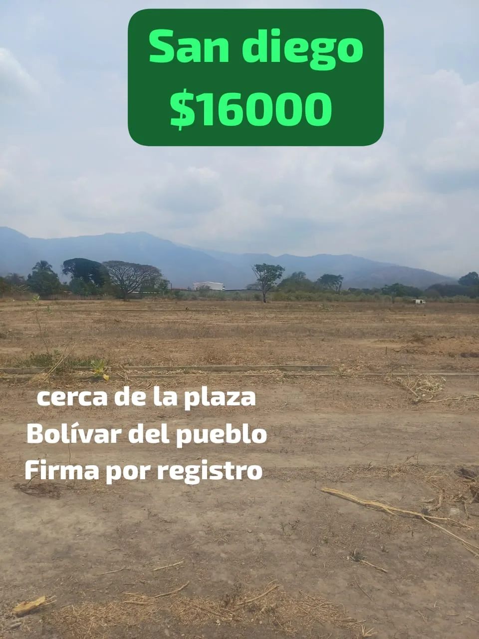 Terreno en Venta en San Diego 200m² — USD 16,000