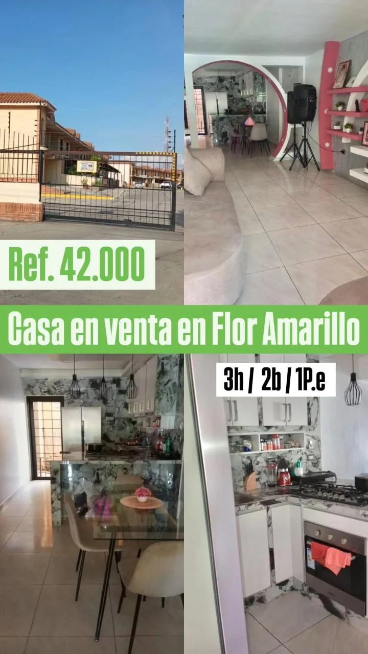Casa en Venta en Urbanización Flor Amarillo Conjunto Residencial El Alboral II — 3 hab 42m² — USD 42,000