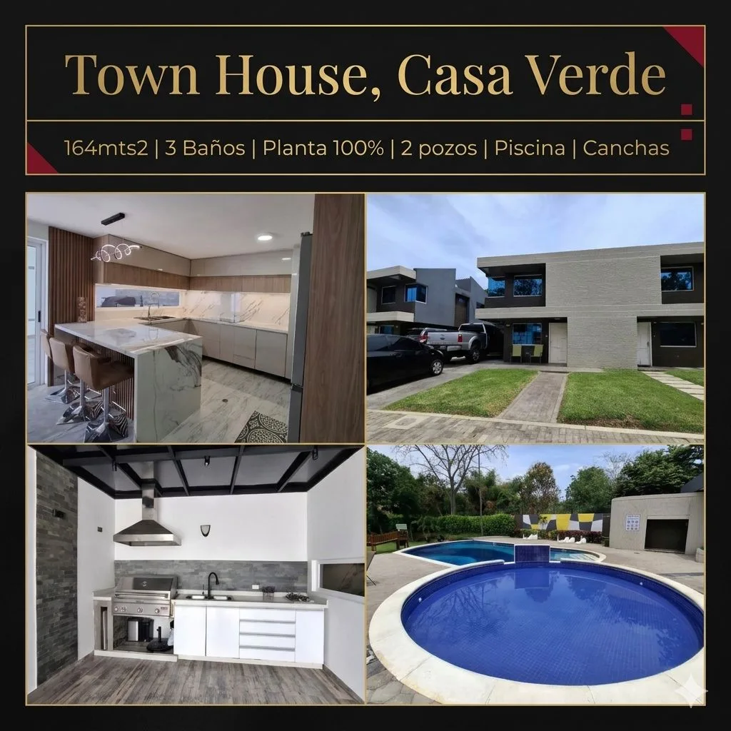 Casa en Venta en Res. Casa Verde — 3 hab — USD 210,000