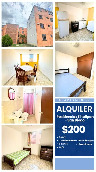 Apartamento en Residencias El Tulipán