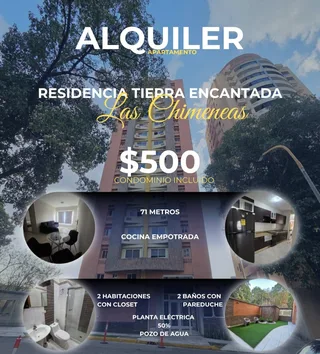 Apartamento en Resd Tierra Encantada Urb Las Chimeneas