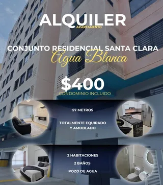Apartamento en Urb Agua Blanca/ Conjunto Residencial Santa Clara