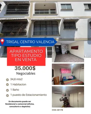 Apartamento en Trigal Centro Valencia