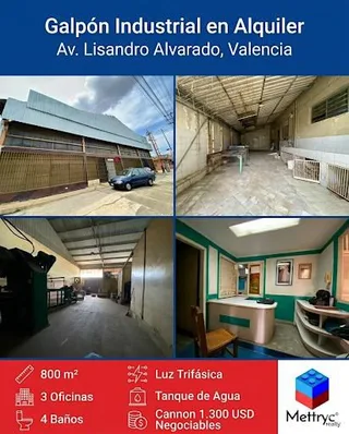 Galpón en Av. Lisandro Alvarado
