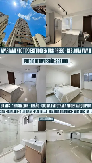 Apartamento en Urb Prebo - Res Agua Viva II