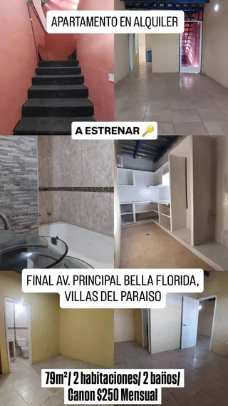Apartamento en Bella Florida - Res. Villas del Paraíso