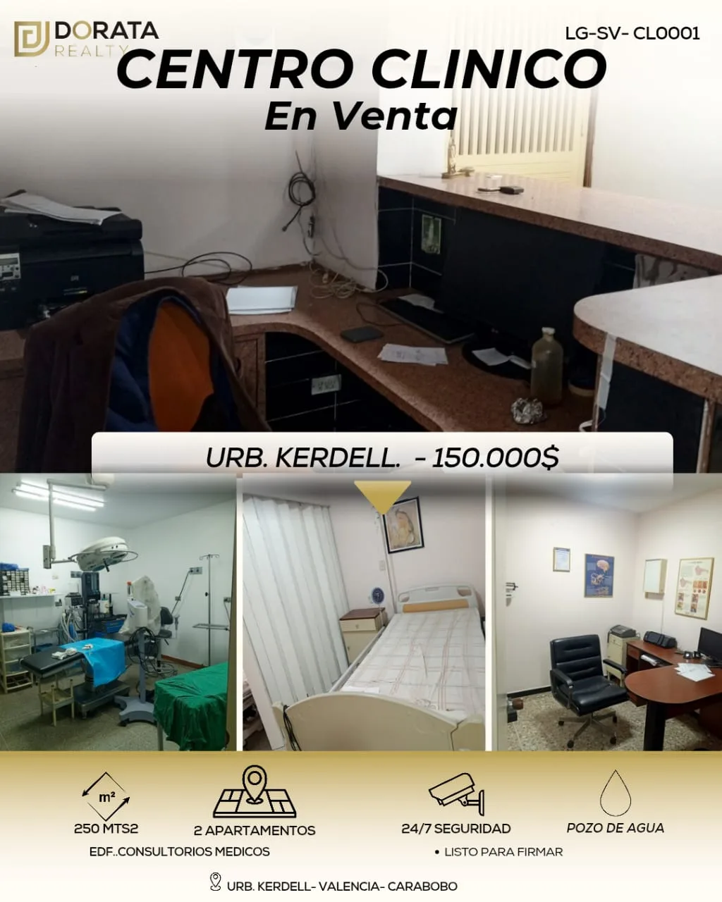 Local en Venta en urb kerdell valencia 250m² — USD 150,000