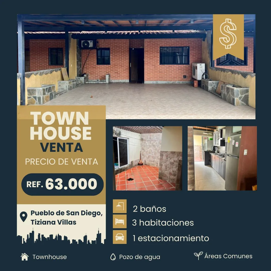 Casa en Venta en Villa Tiziana Pueblo de San Diego — USD 63,000
