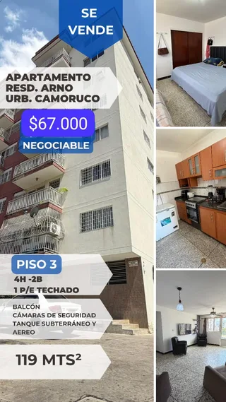 Apartamento en Urb. Camoruco, Valencia