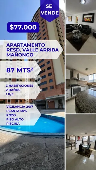 Apartamento en RESIDENCIAS VALLE ARRIBA MAÑONGO