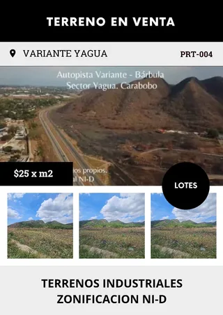 Terreno en Variante San Diego- Yagua, Guacara Valencia-Carabobo