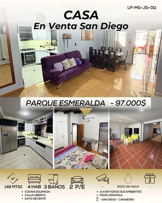 Casa en URB PARQUE LA ESMERALDA, San Diego