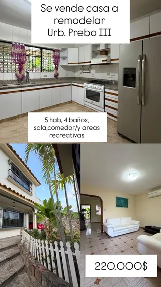 Casa en urb. Prebo III