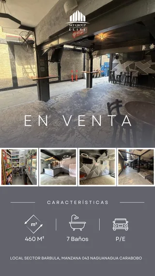 Local en Sector Vivienda Rural Bárbula, Manzana 43, Naguanagua – Carabobo