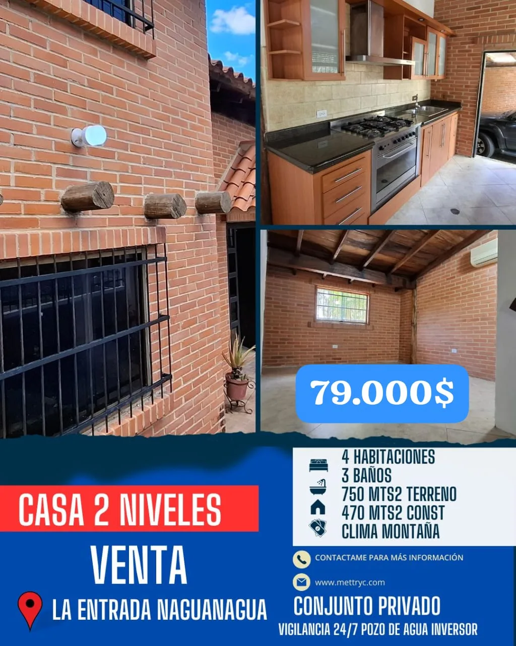 Casa en Venta en La Entrada Naguanagua — 4 hab 470m² — USD 79,000