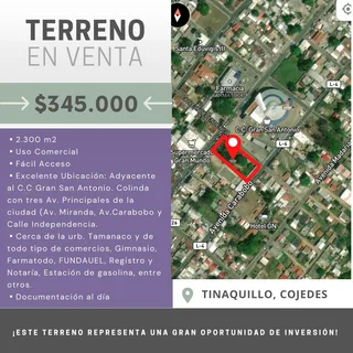 Terreno en Tinaquillo