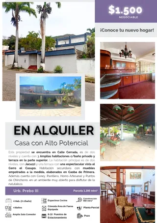 Casa en URB. PREBO III
