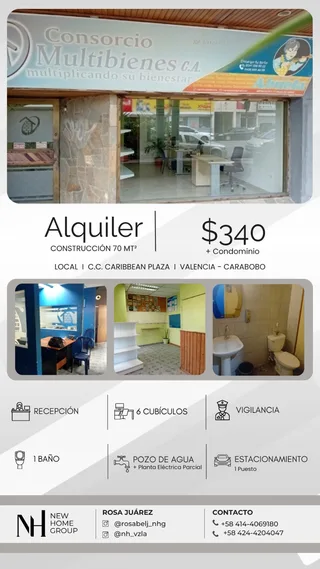 Local en C.C. Caribbean Plaza