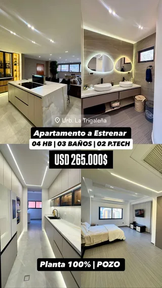 Apartamento en Urb Trigaleña Alta