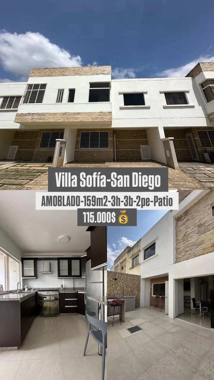 Casa en Venta en Villa Sofía San Diego — 3 hab 159m² — USD 115,000