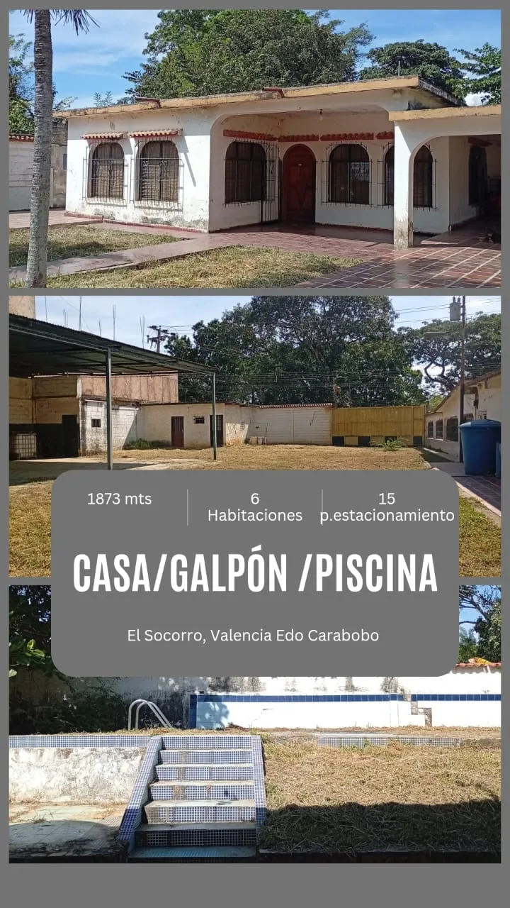 Casa en Venta en Sector la Mariposa, el Socorro, Valencia Edo. Carabobo — 8 hab 1873m² — USD 130,000