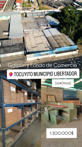 Galpón en Casco Central de Tocuyito