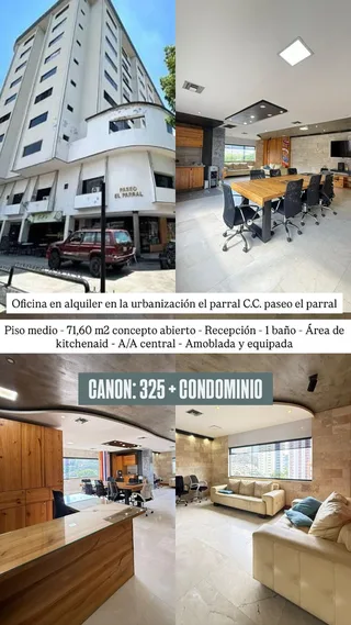 Oficina en Paseo El Parral