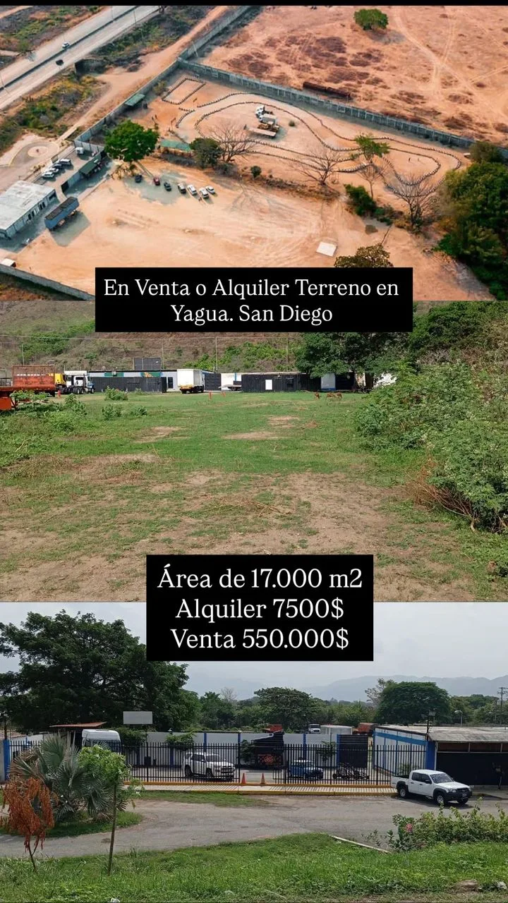 Terreno en Venta en Autopista Yagua – San Diego 17000m² — USD 550,000