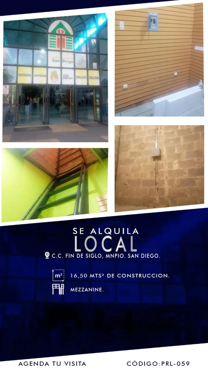 Local en Venta en C.C. Fin de Siglo, San Diego 16m² — USD 27,000